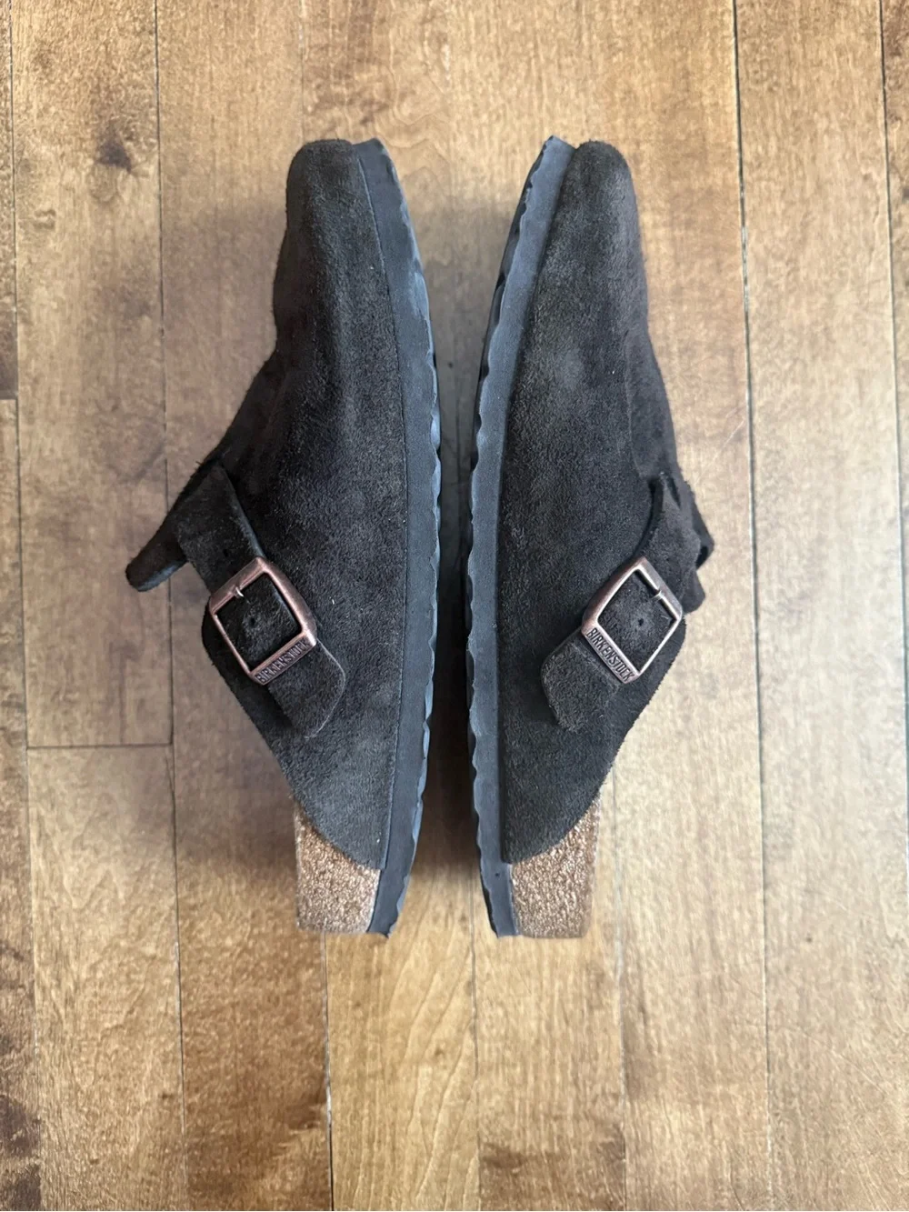 Birkenstock Women’s Boston Clog - Brown Suede
